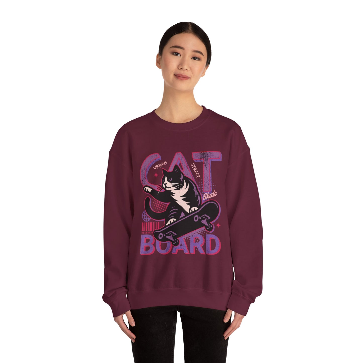 Cat Board Viola Felpa