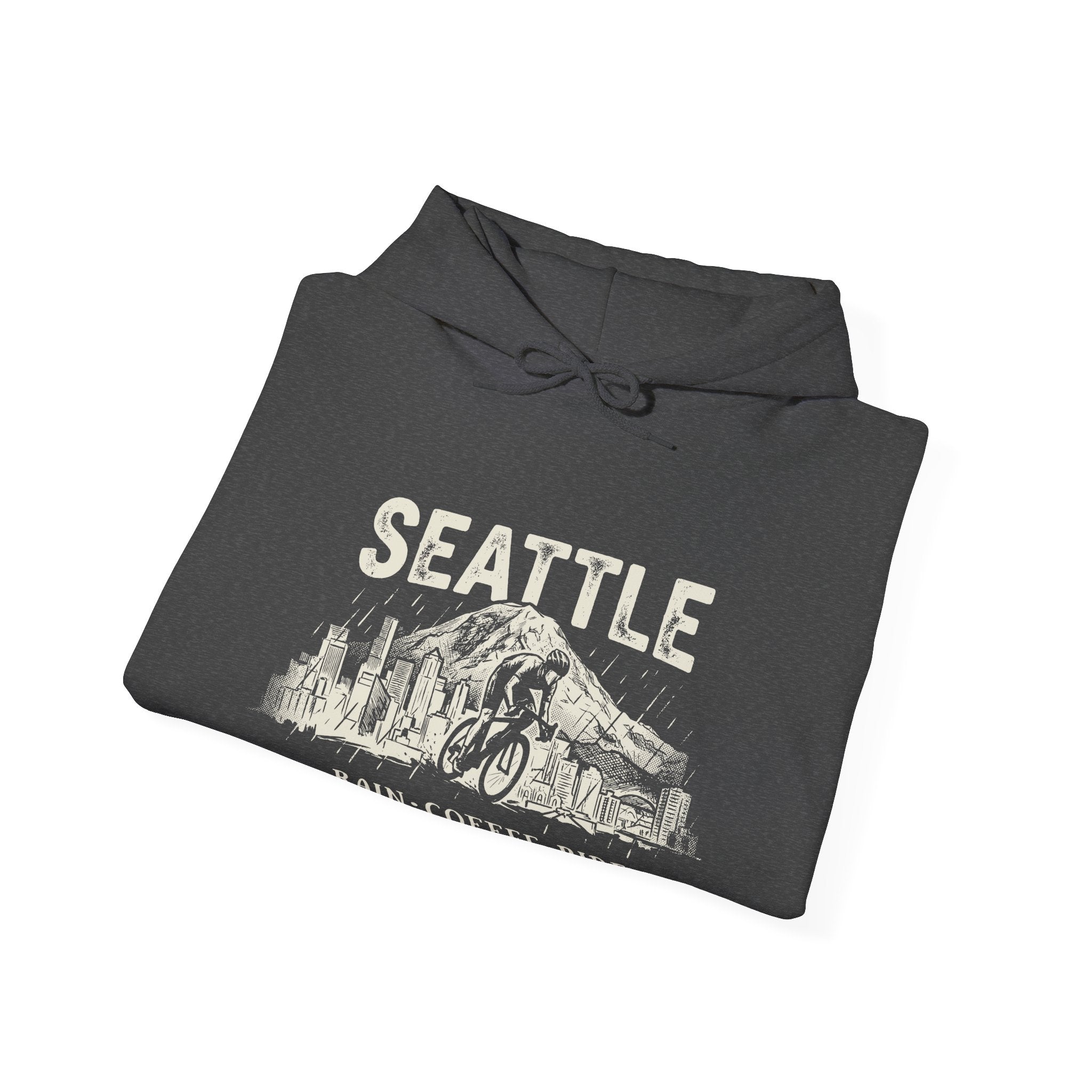 Seattle Rain Coffee Ride Hoodie