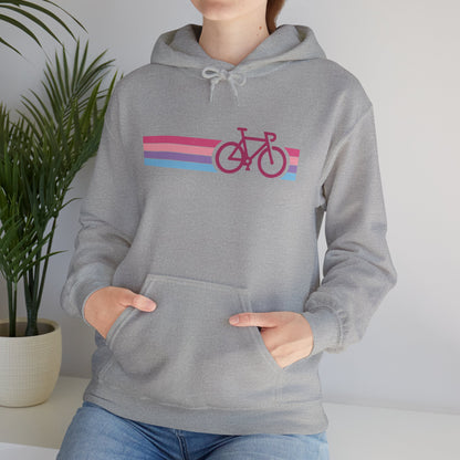 Striscia Classica Donna Felpa Con Cappuccio
