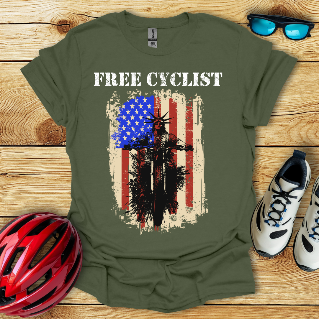 Free Cyclist_Statue T-Shirt