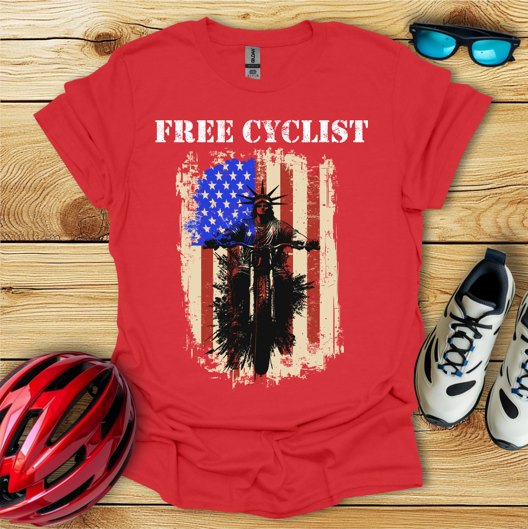 Free Cyclist_Statue T-Shirt