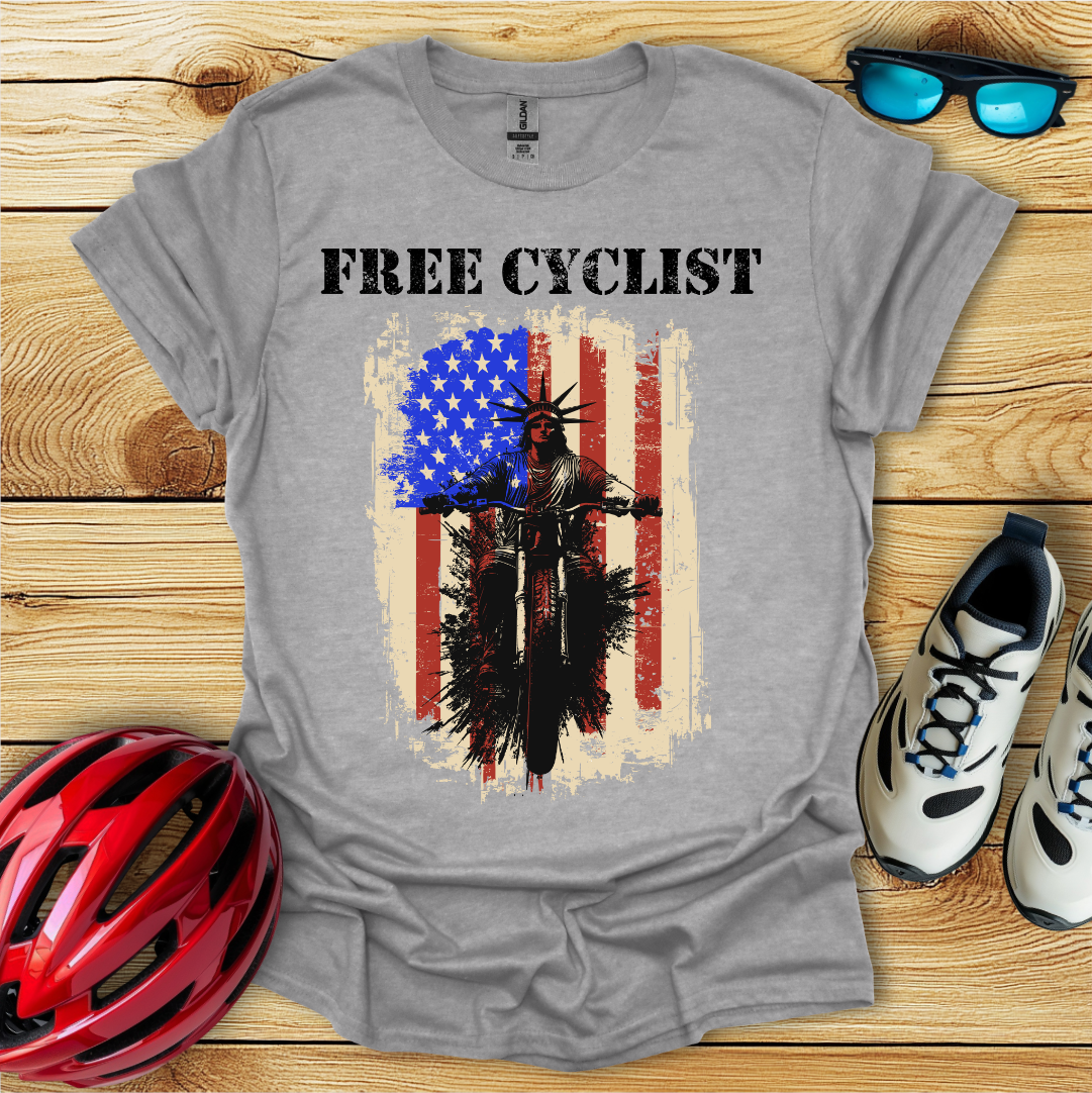 Free Cyclist_Statue T-Shirt