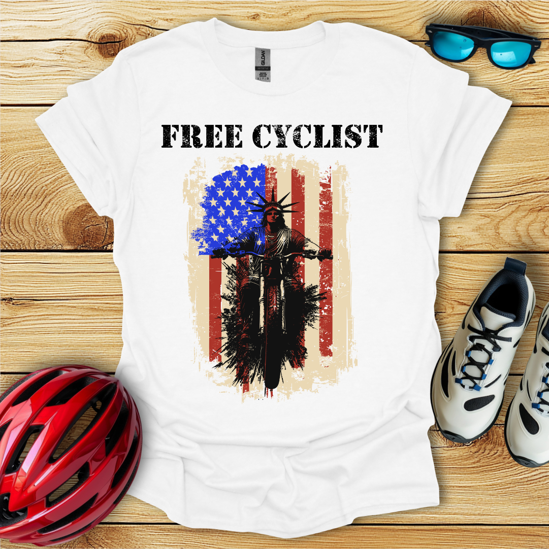 Free Cyclist_Statue T-Shirt