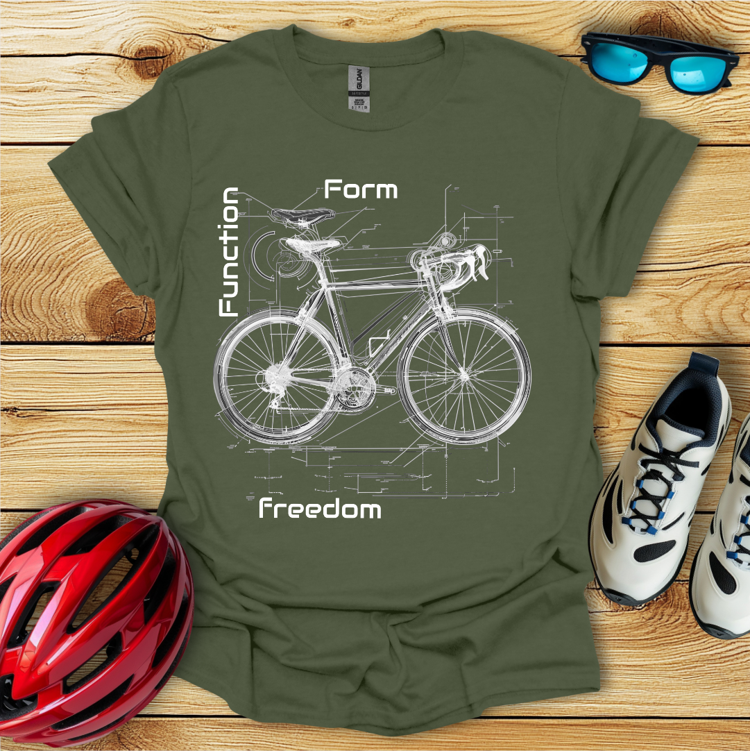 Form Function Freedom_Gray T-Shirt