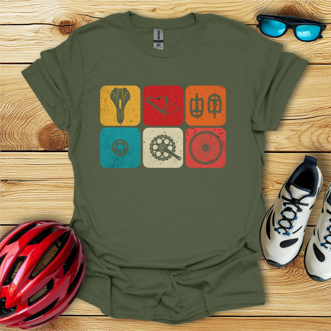 Bicycle Squares T-Shirt