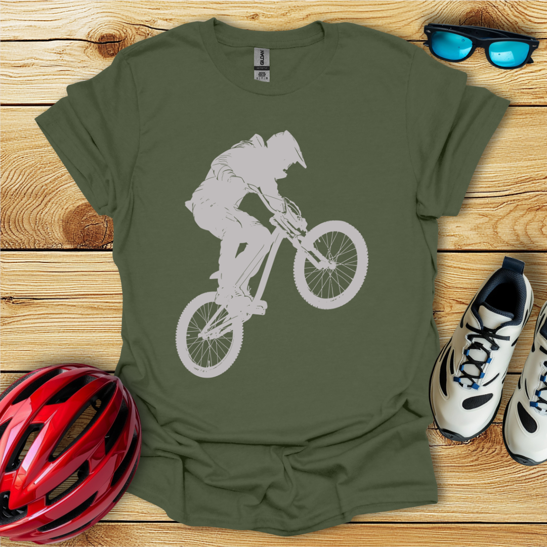 Cyclist In Motion T-Shirt