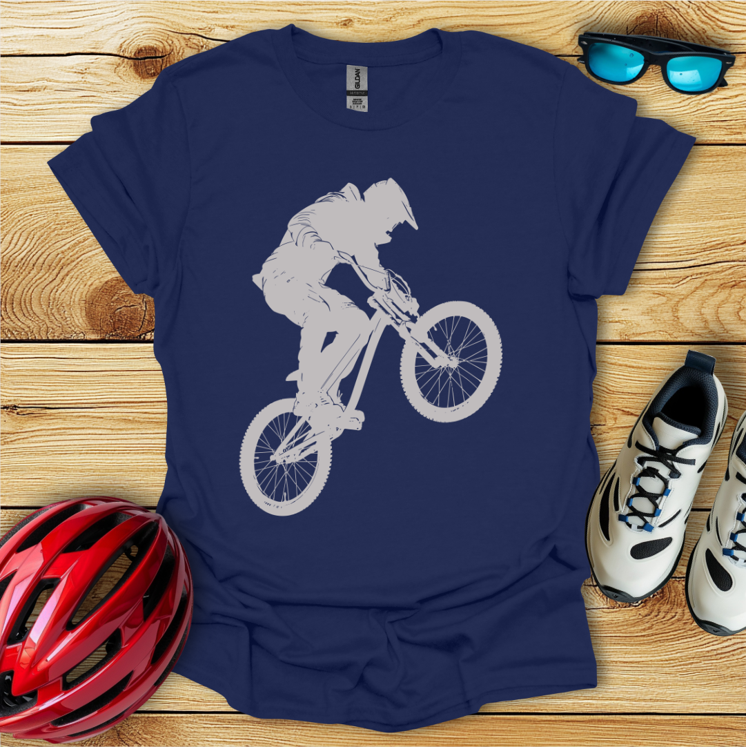 Cyclist In Motion T-Shirt