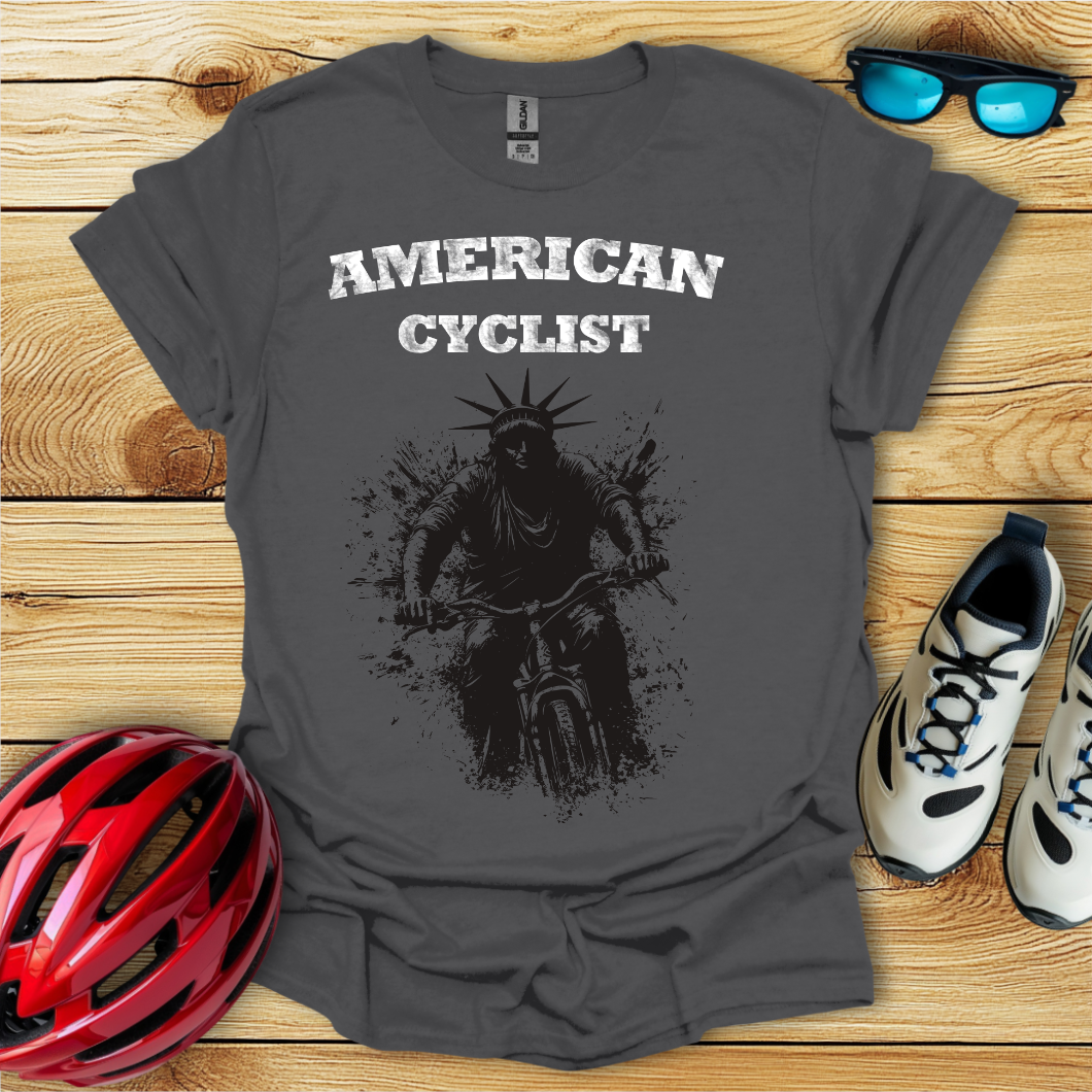 American Cyclist_Black T-Shirt