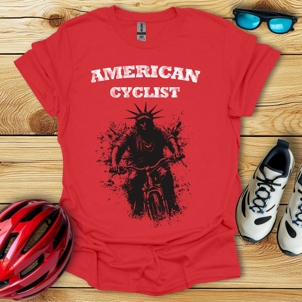 American Cyclist_Black T-Shirt