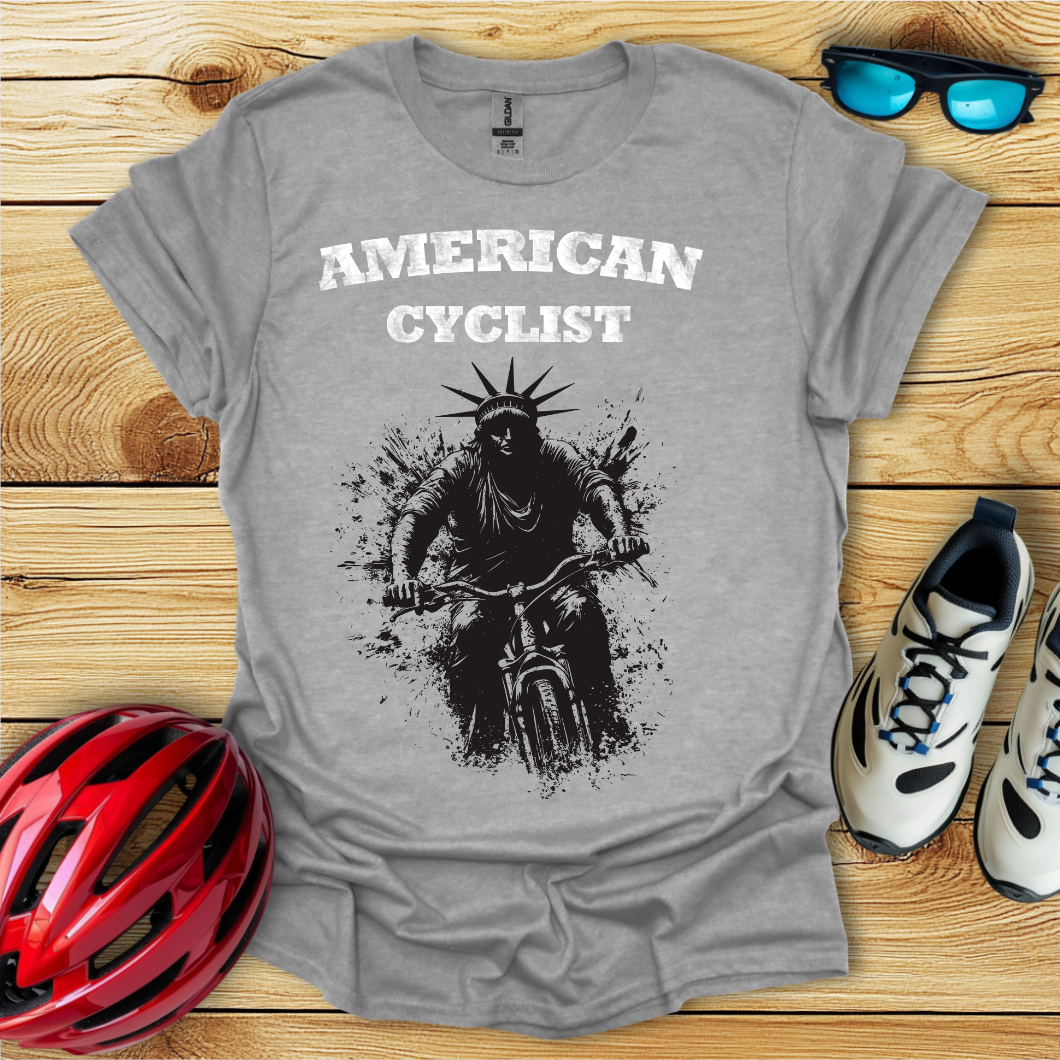 American Cyclist_Black T-Shirt