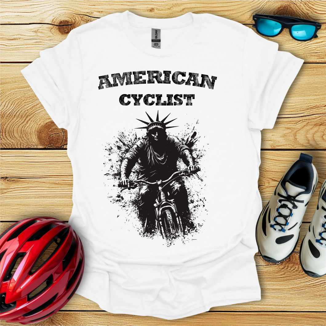 American Cyclist_Black T-Shirt