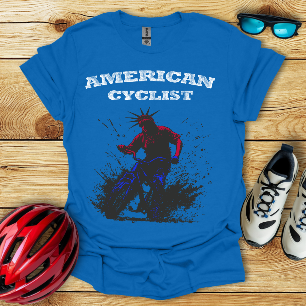 American Cyclist_Wild Statue T-Shirt