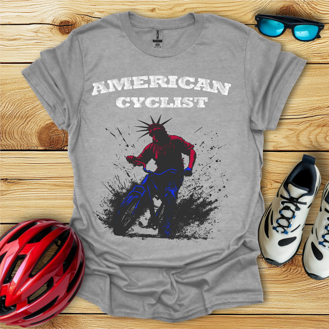 American Cyclist_Wild Statue T-Shirt