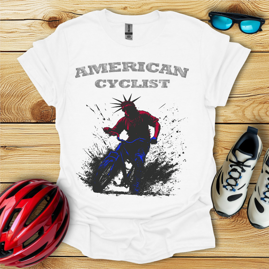 American Cyclist_Wild Statue T-Shirt