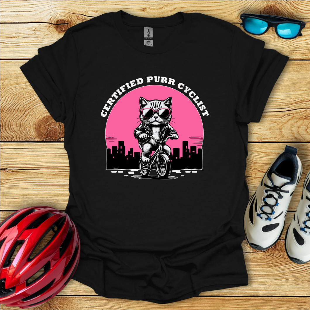 Certified Purr Cyclist T-Shirt