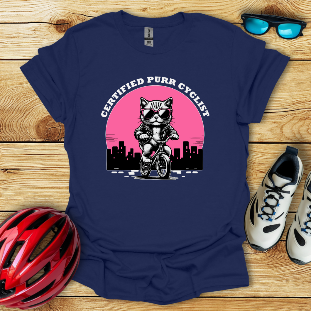 Certified Purr Cyclist T-Shirt
