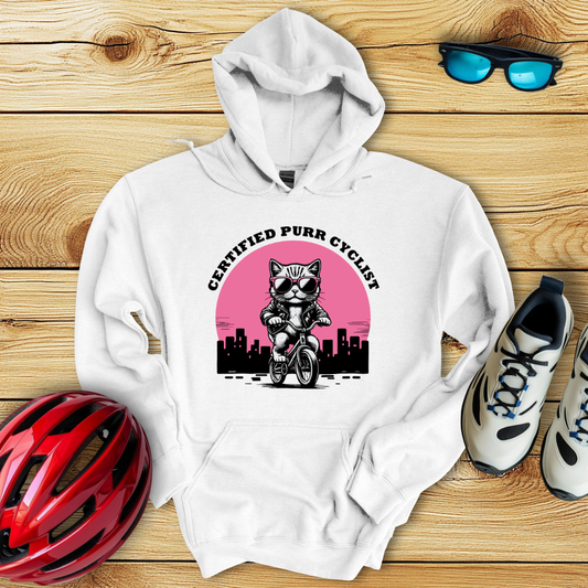 Certified Purr Cyclist Hoodie