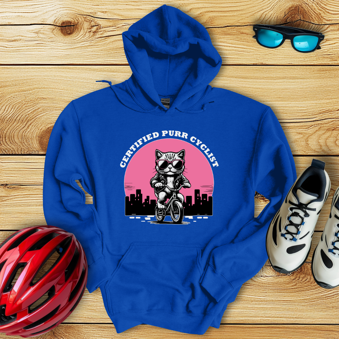 Certified Purr Cyclist Hoodie