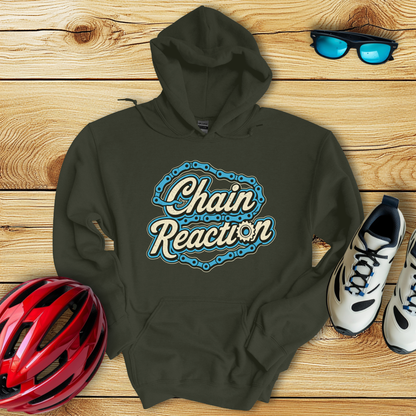 Chain Reaction Blu Hoodie