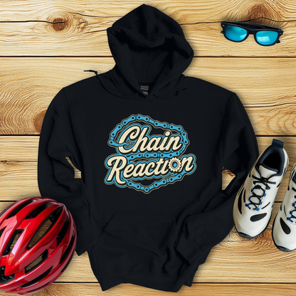 Chain Reaction Blu Hoodie