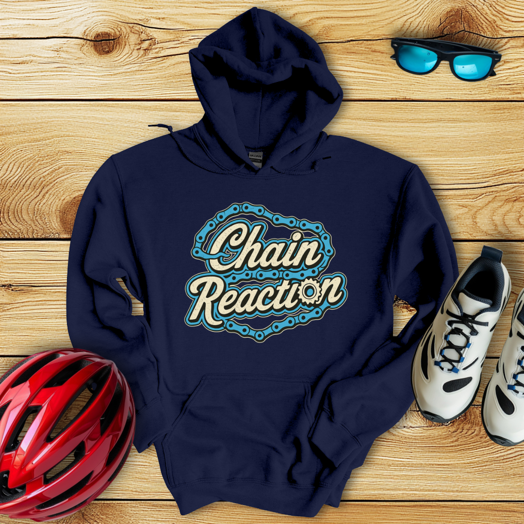 Chain Reaction Blu Hoodie