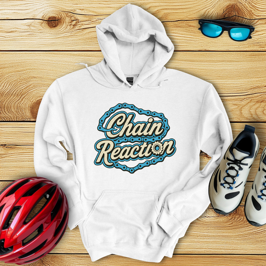 Chain Reaction Blu Hoodie