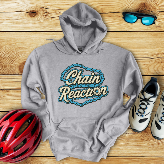 Chain Reaction Blu Hoodie