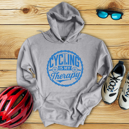 Cycling Is My Therapy Hoodie