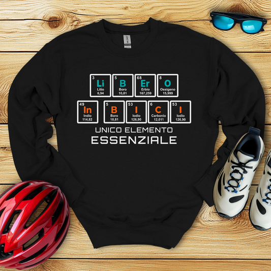 Libero In Bici Unico Elemento Essenziale Sweatshirt