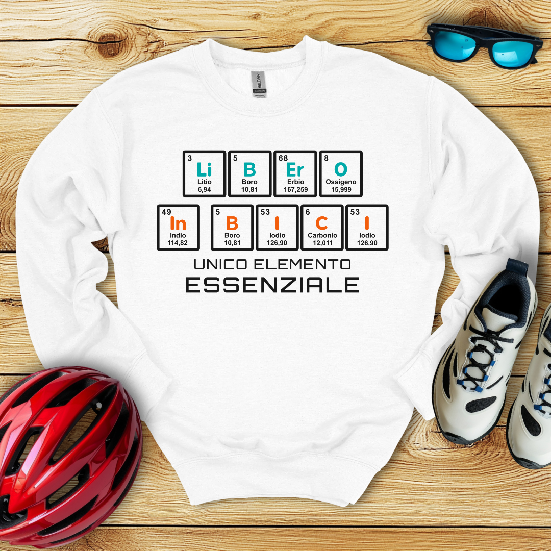 Libero In Bici Unico Elemento Essenziale Sweatshirt
