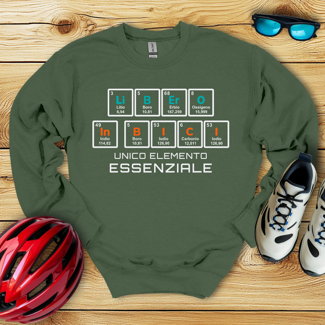 Libero In Bici Unico Elemento Essenziale Sweatshirt