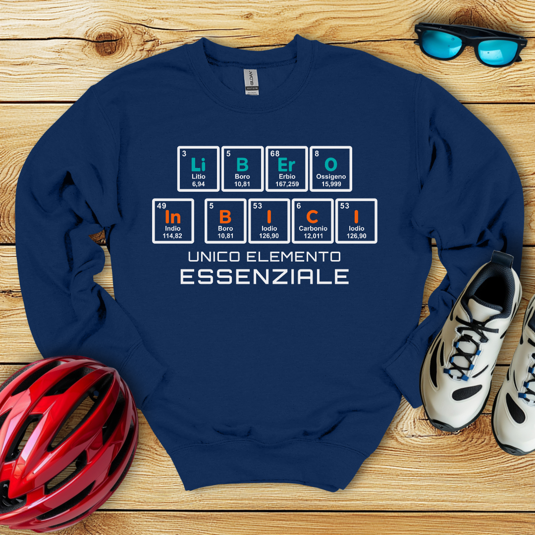 Libero In Bici Unico Elemento Essenziale Sweatshirt