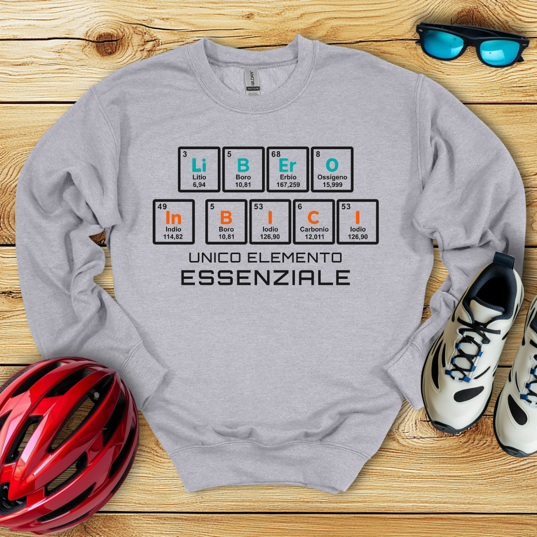 Libero In Bici Unico Elemento Essenziale Sweatshirt