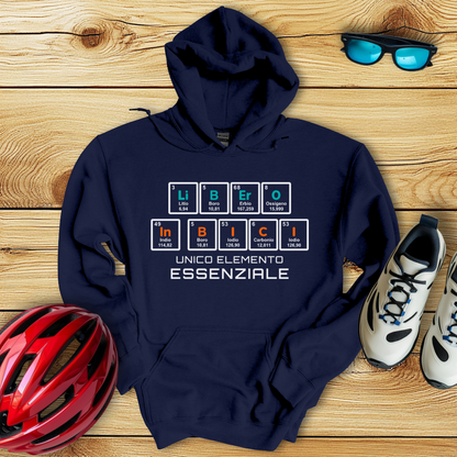 Libero In Bici Unico Elemento Essenziale Hoodie