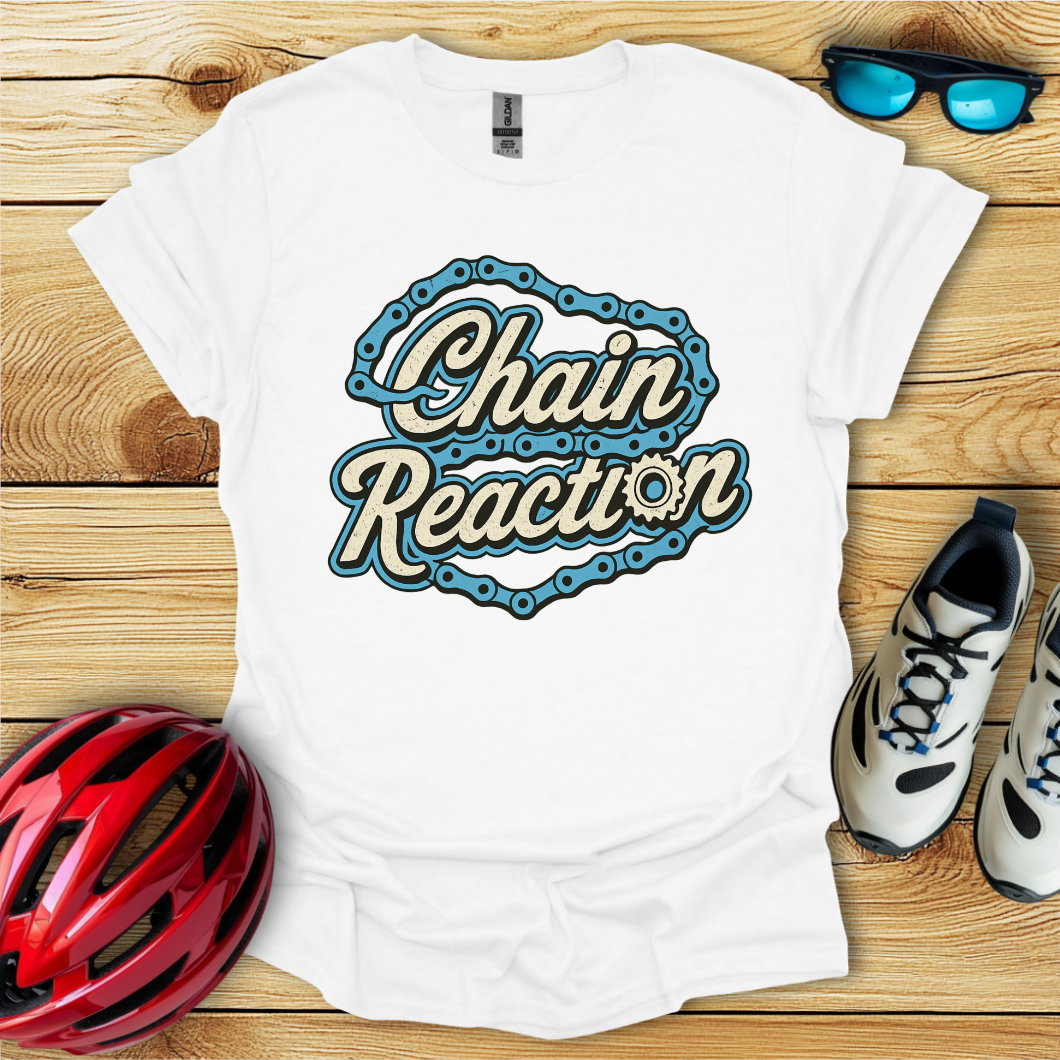 Chain Reaction Blu T-Shirt