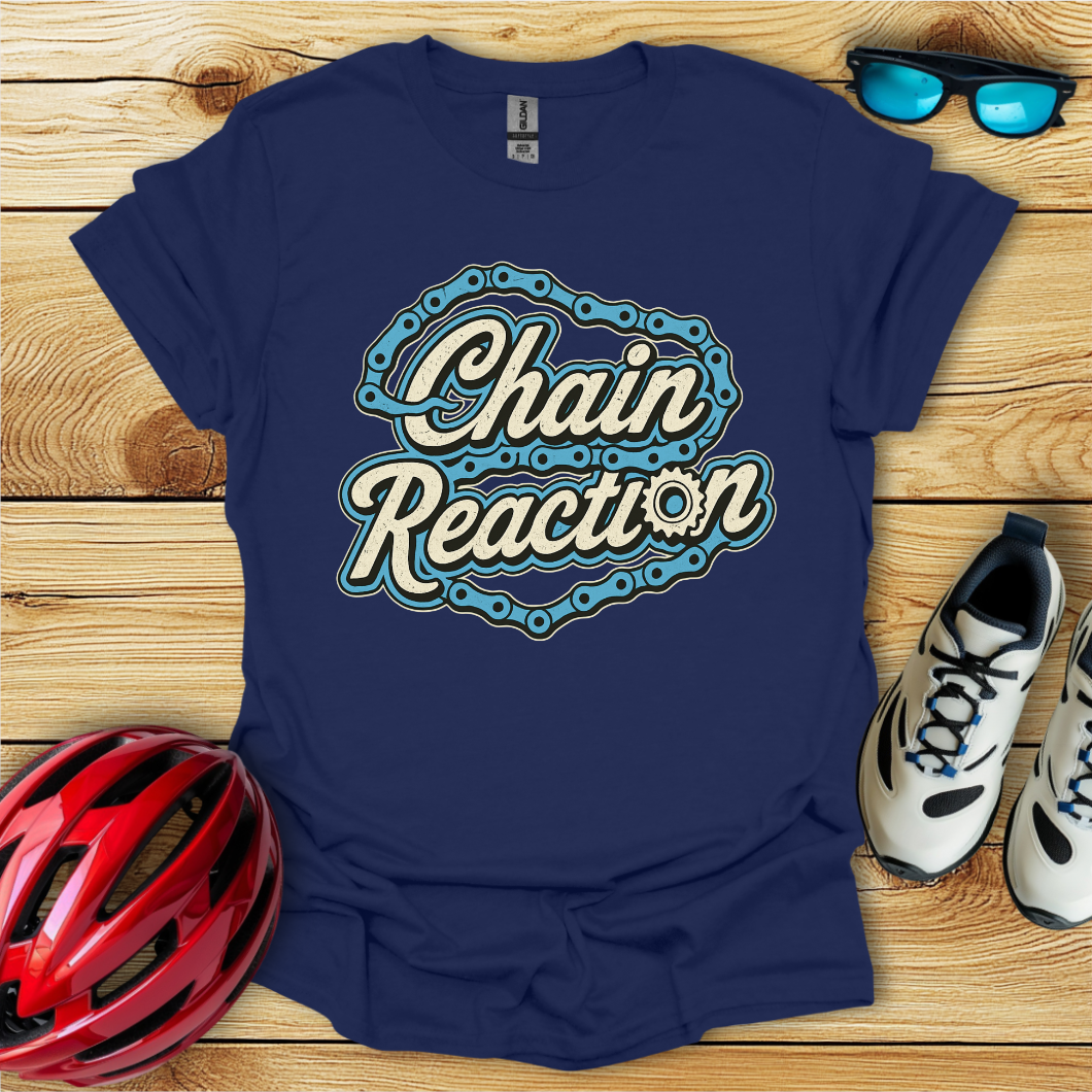 Chain Reaction Blu T-Shirt