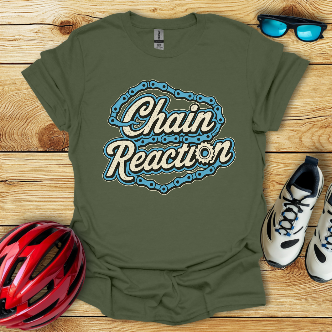 Chain Reaction Blu T-Shirt