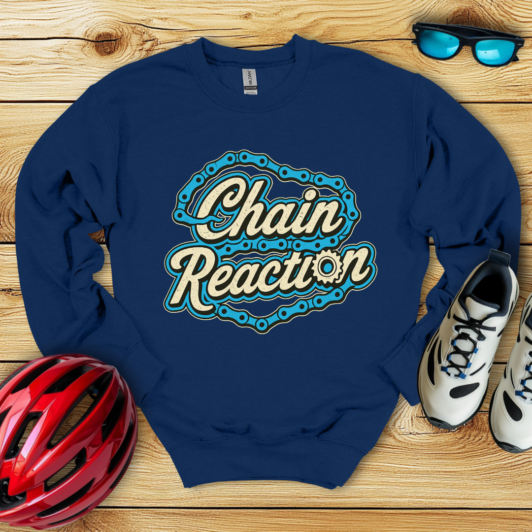 Chain Reaction Blu Sweatshirt