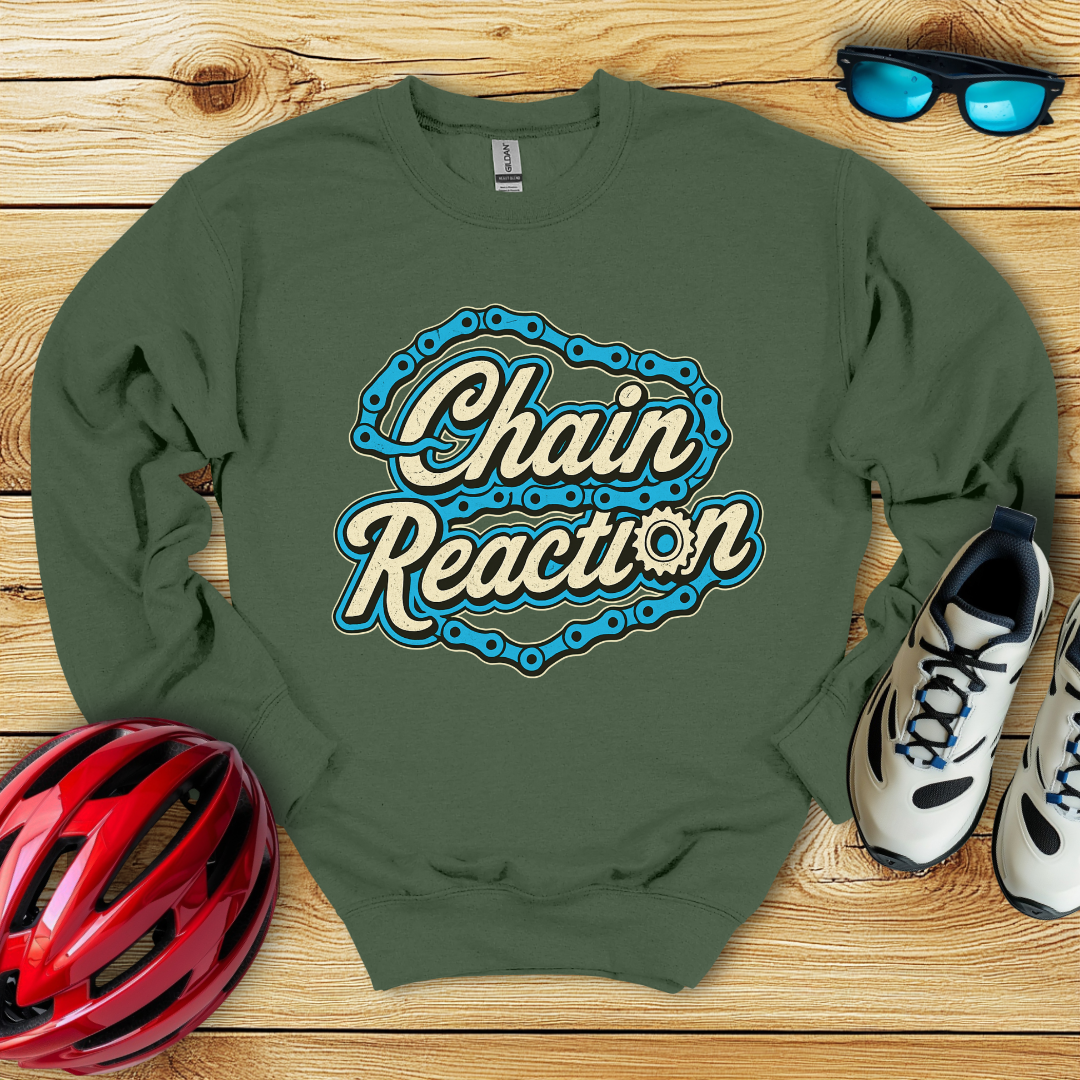 Chain Reaction Blu Sweatshirt