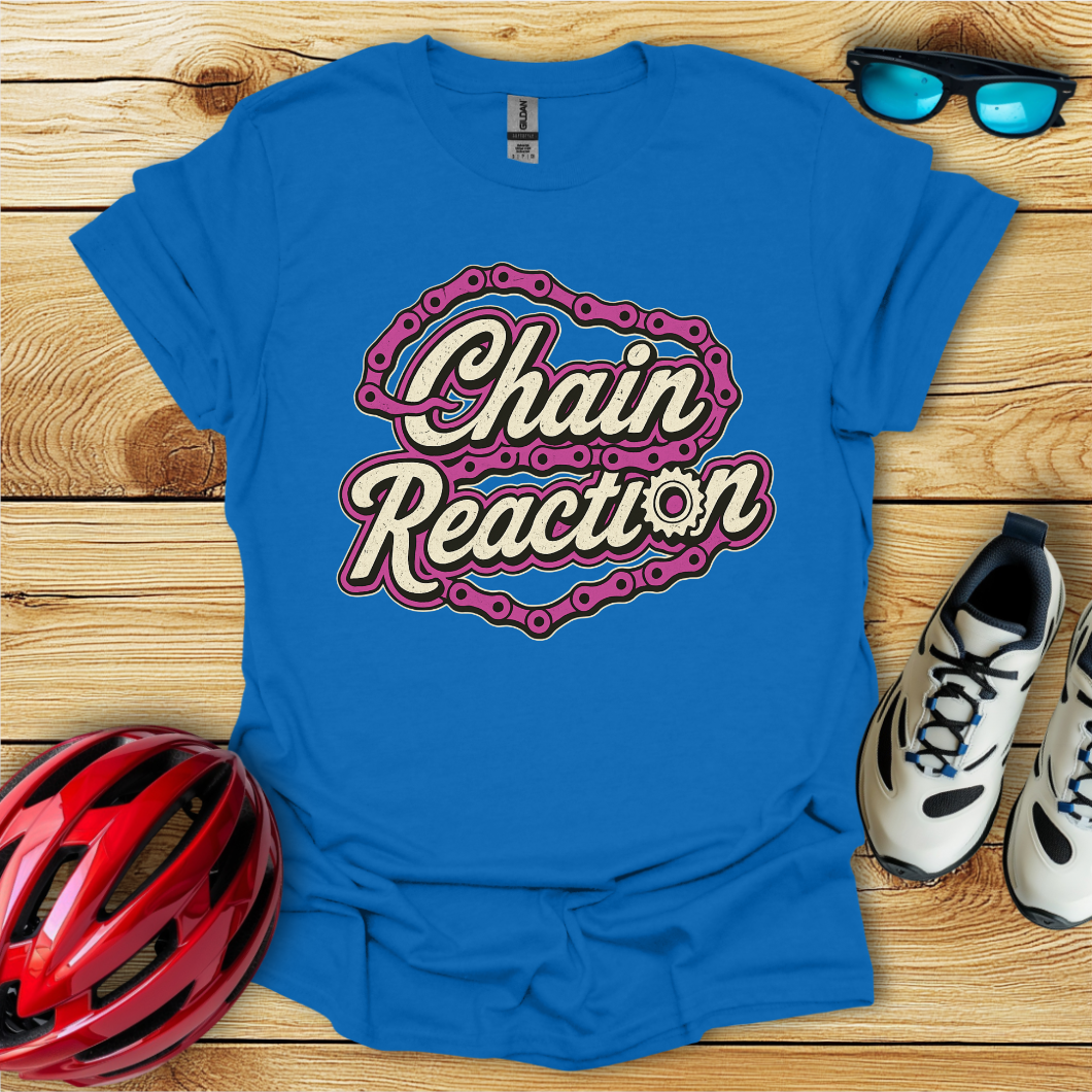 Chain Reaction Fucsia T-Shirt