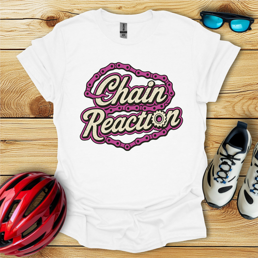 Chain Reaction Fucsia T-Shirt