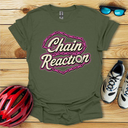 Chain Reaction Fucsia T-Shirt