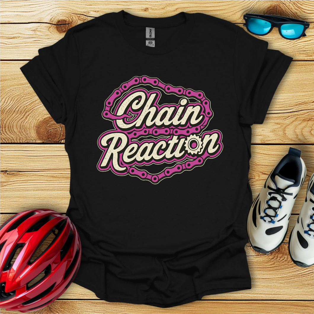Chain Reaction Fucsia T-Shirt