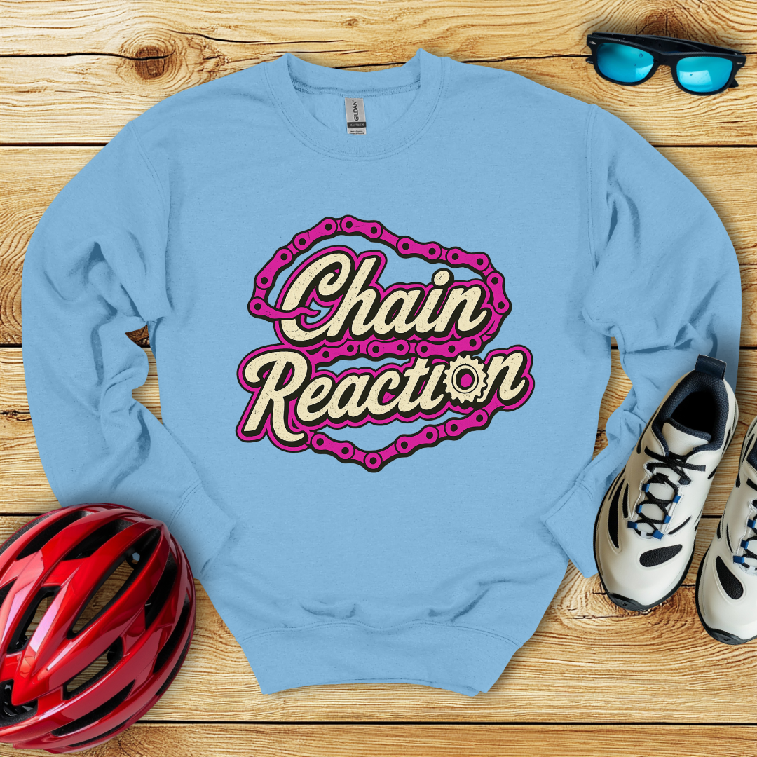 Chain Reaction Fucsia Sweatshirt