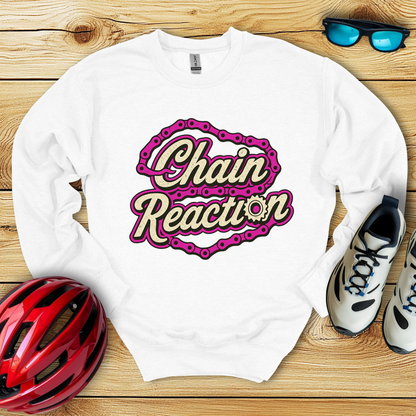 Chain Reaction Fucsia Sweatshirt