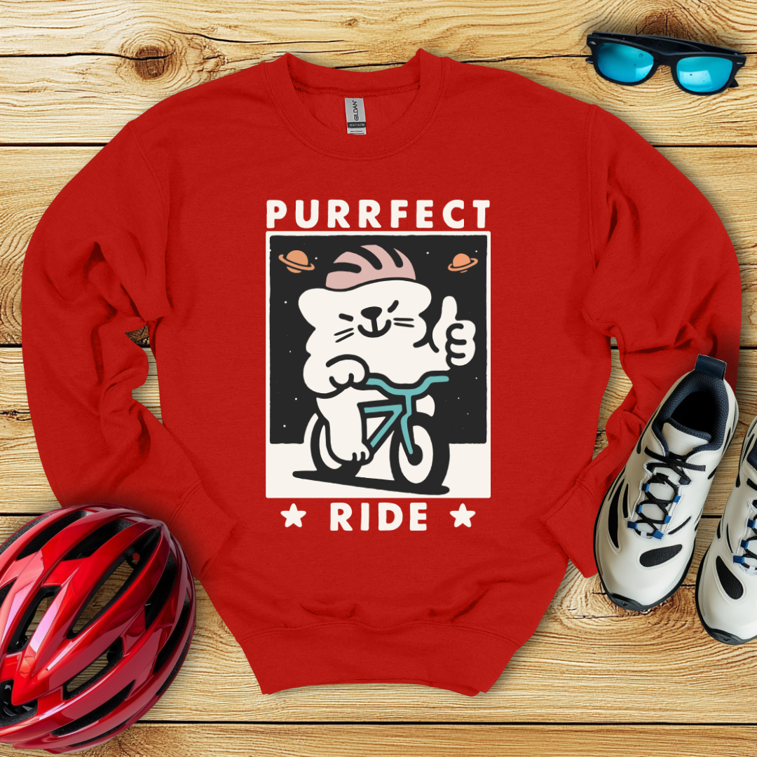 Purrfect Ride Sweatshirt