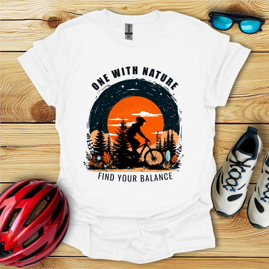 One With Nature Find Your Balance Scuro T-Shirt