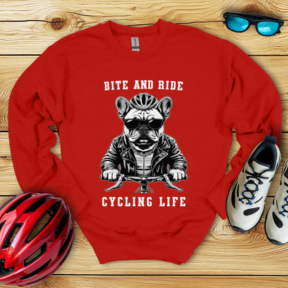 Bite And Ride Cycling Life Felpa