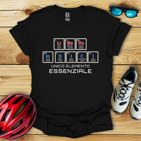 Libera In Bici Unico Elemento Essenziale Donna T-Shirt
