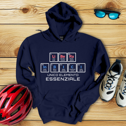 Libera In Bici Unico Elemento Essenziale Donna Felpa Con Cappuccio